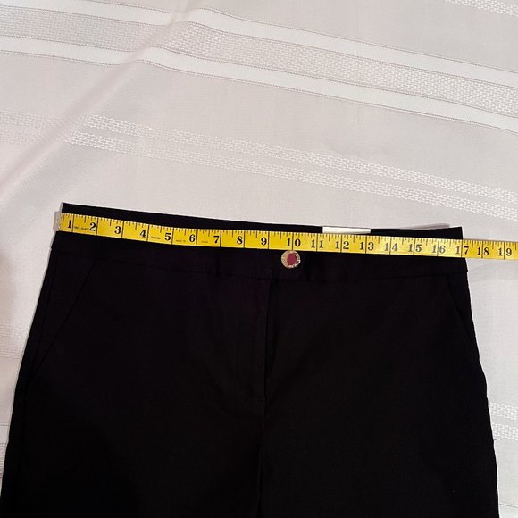 Anne Klein culottes, black, sz 8 - Picture 4 of 13